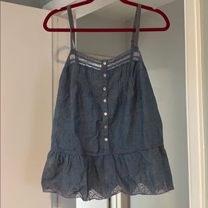 Chambray tank by lucky brand